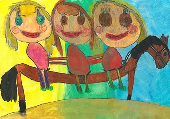 Ausritt mit den besten Freundinnen