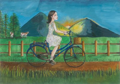 Mit dem Fahrrad unterwegs