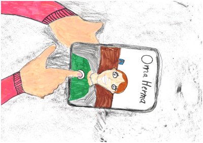 Telefonanruf an Oma