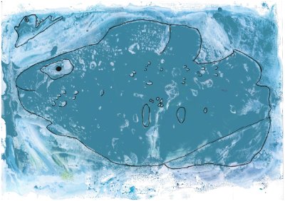 Blauer Fisch