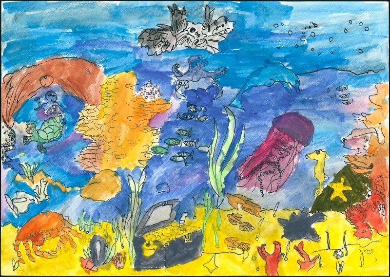 Schützt, rettet unter Wasser