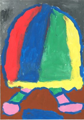 Der bunte Regenschirm