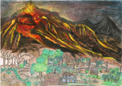 Vulkanausbruch - Schönheit und Leid liegt nah beieinander