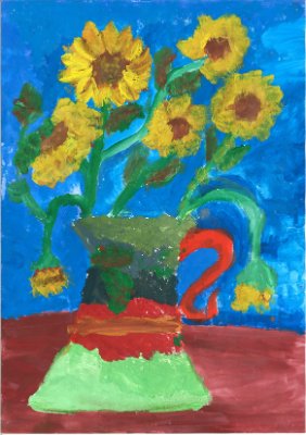 Sonnenblumen-Stilleben