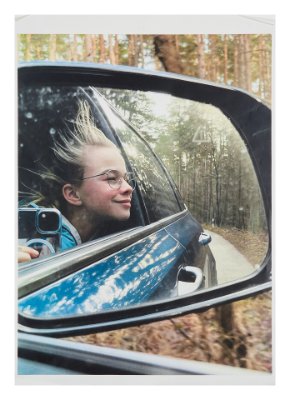 My face in the mirror