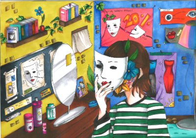 The fallen mask