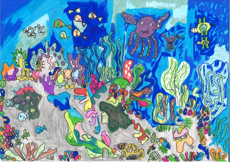 Verrückte Unterwasserwelt