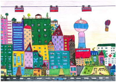 My town in my world