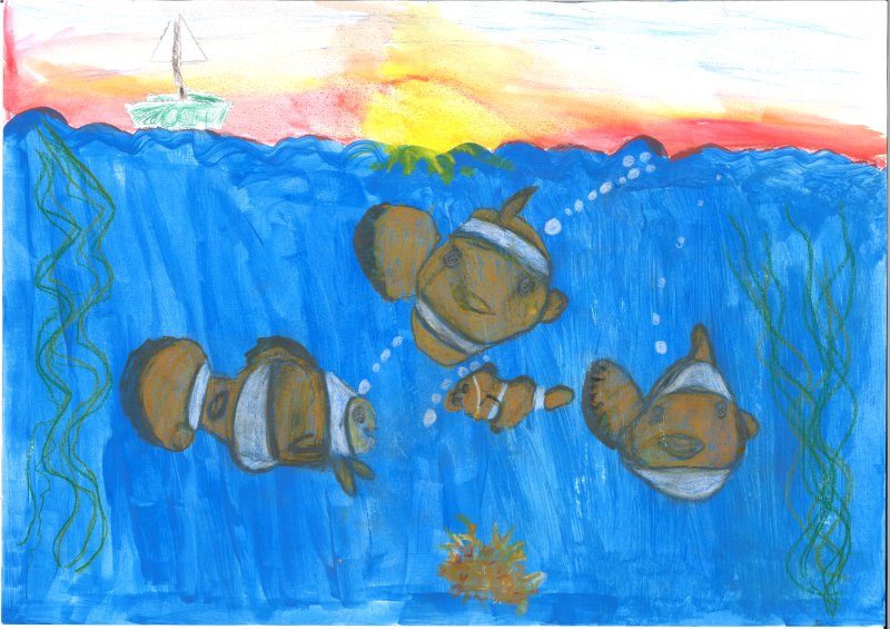 Buntes Leben in der Tiefe