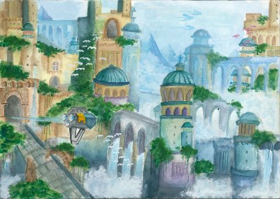 Die Ruinenstadt der Wasserfälle
