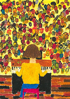 Der Superkeyboardspieler