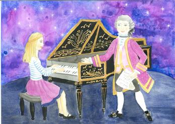 Musizieren mit Wolfgang Amadeus Mozart
